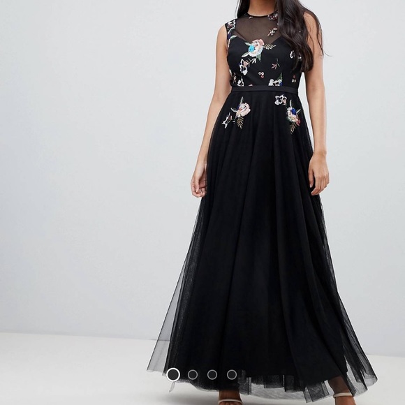 Little Mistress | ASOS Embellished Maxi dress - Picture 1 of 5